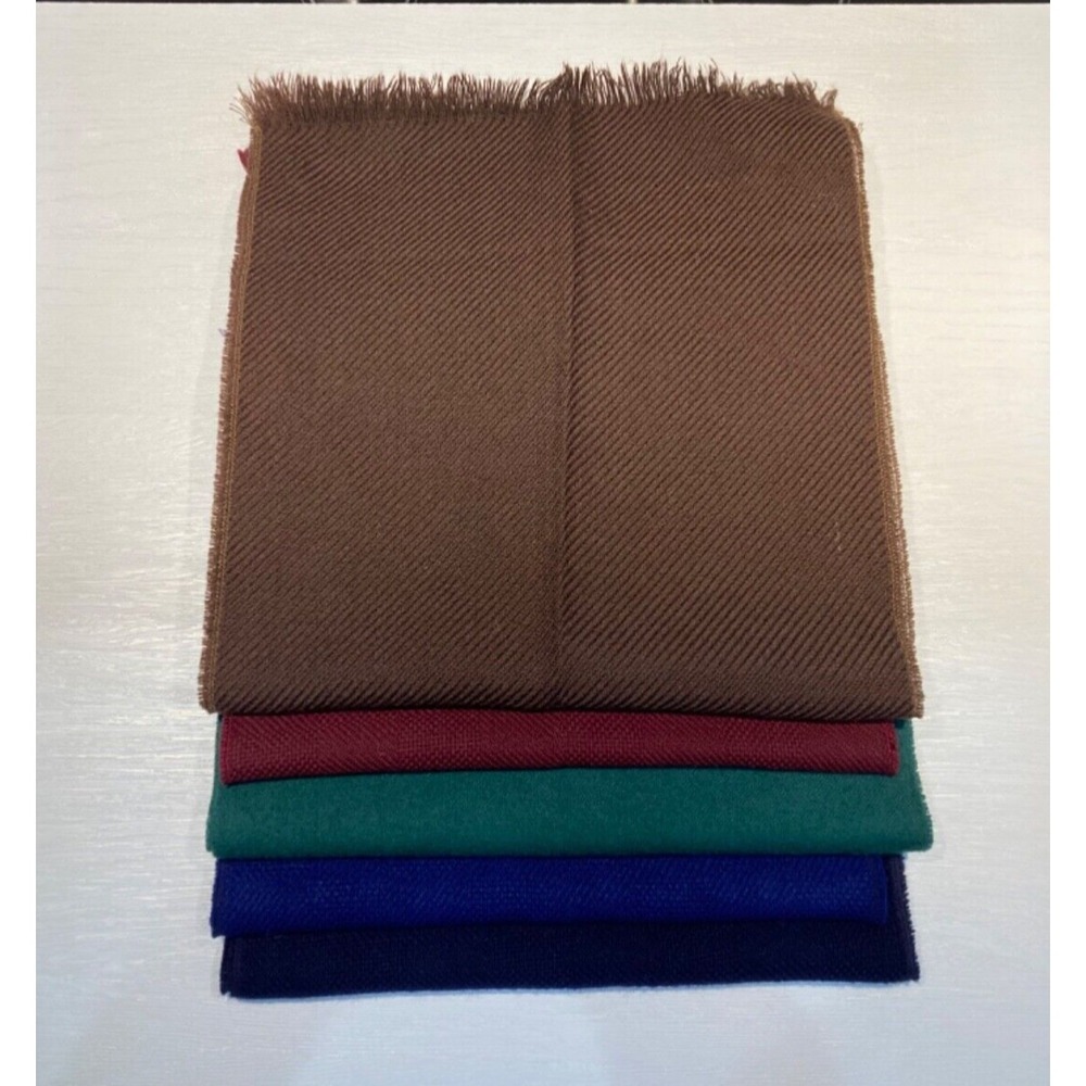 Lot of 5 Mens Muffler Scarf - Beau Brummell, The Shetlander, Laine **READ**